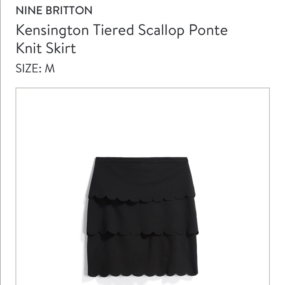Nine Britton black skirt
